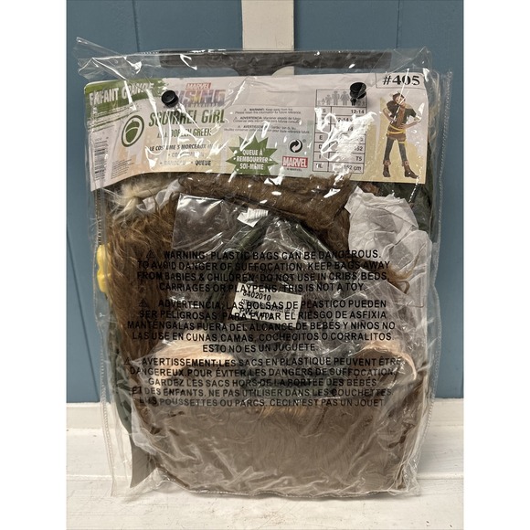 Marvel Rising Secret Warriors Squirrel Girl Size L Halloween Child Costume 12-14 - Picture 3 of 4